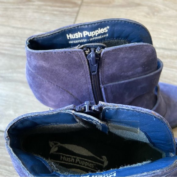 Hush Puppies Waterproof Genuine Suede Leather Sofia Ankle Boots - Picture 12 of 15